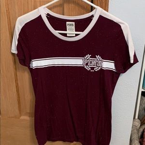 Maroon tshirt from PINK